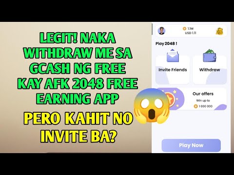 Legit at naka withdraw me sa Gcash ng free kay| Afk 2048 Free earning app | honest review