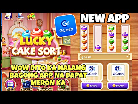 NEW LEGIT EARNING APP? LUCKY CAKE SORT APP REVIEW | NEW GCASH APP 2025 |