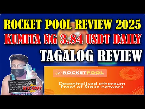 ROCKET POOL – KUMITA NG 3.84 USDT DAILY DITO SA BAGONG PLATFORM – PASSIVE INCOME – TAGALOG REVIEW