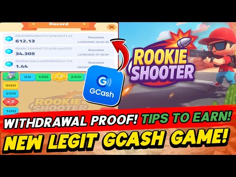 Rookie Shooter Withdraw Proof – Legit GCash Game na May Free Rewards? | New Game 2025